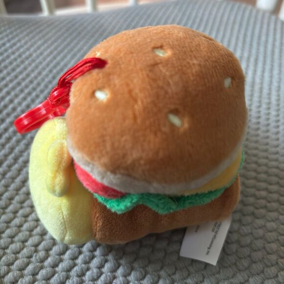 ANIROLLZ LETZ ROLL CHICKIROLL Sandwich Plush 4"H Bag /Keychain Clip - Picture 3 of 7